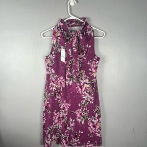 NWT White House black market halter shift dress sz 00